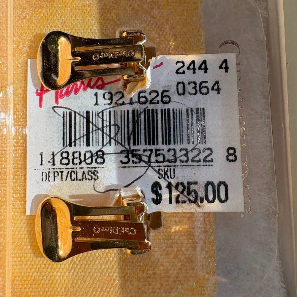 Vtg Dior Earrings - Picture 4 of 7